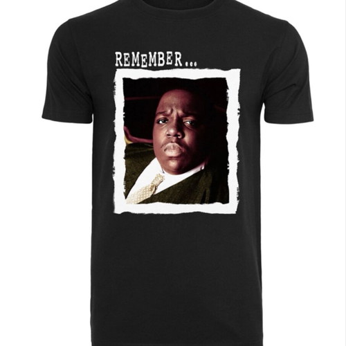 Mister Tee Notorious BIG Remember T-shirt, black, size M