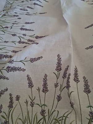 Tablecloth Stofa Lavender Design 140×260 New