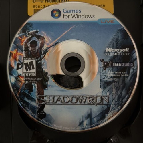 Shadowrun PC game like new with unused product key
