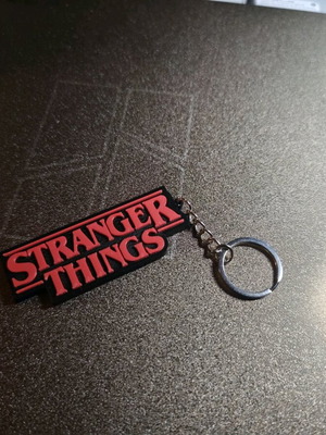 Stranger Things keychain new embossed 3D printed