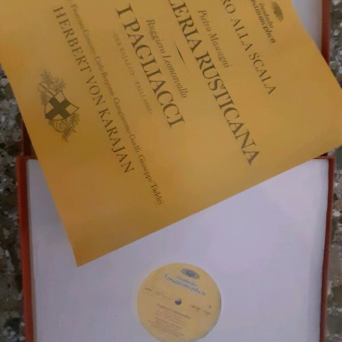Cavalleria Rusticana and Pagliacci with Karajan 1966, new classical 3-record set