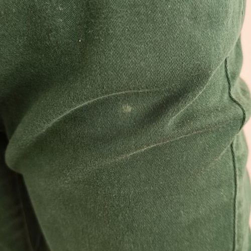 Stradivarius women's green slim fit jeans used, elastic fabric