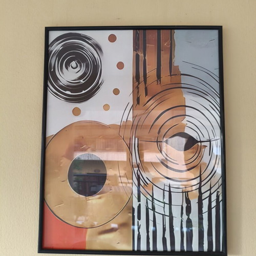 Canvas set in frames 40x50 cm used, 3 pieces