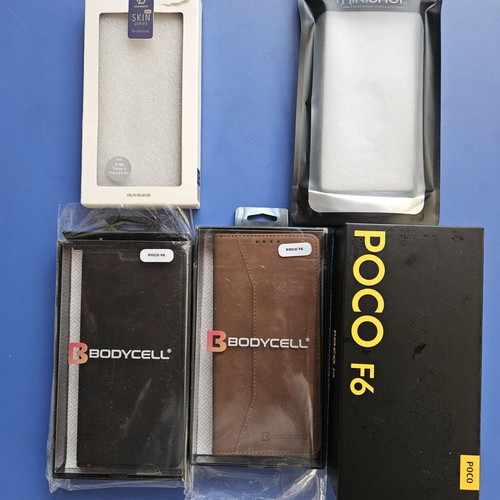 Poco F6 12GB RAM/512GB μεταχειρισμένο, ασημί, με χτύπημα κάτω αριστερά