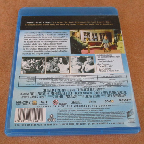 From Here to Eternity Blu-ray σαν καινούργιο, δράμα, γερμανική έκδοση