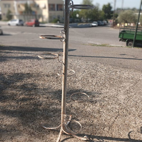 Βάση για 6 γλάστρες καινούργια, βαμμένη πατίνα