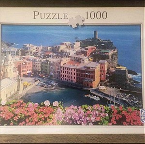 Puzzle 1000pcs Vernazza Cinque Terre      Παζλ 1000 κομμάτια Ιταλία
