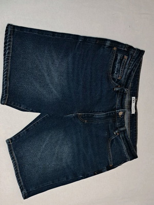 Zara denim bermuda shorts dark blue like new, size 44