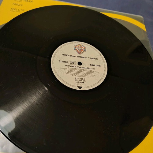 Batman 1989 vinyl single record used, pop