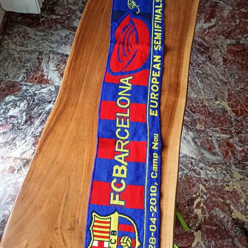 Barcelona Arsenal and Barcelona Inter Scarves like new, authentic