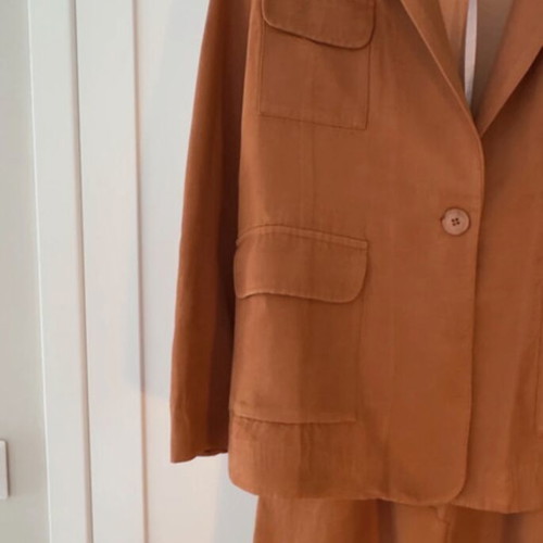 Vassia Kostara suit, small, autumn color