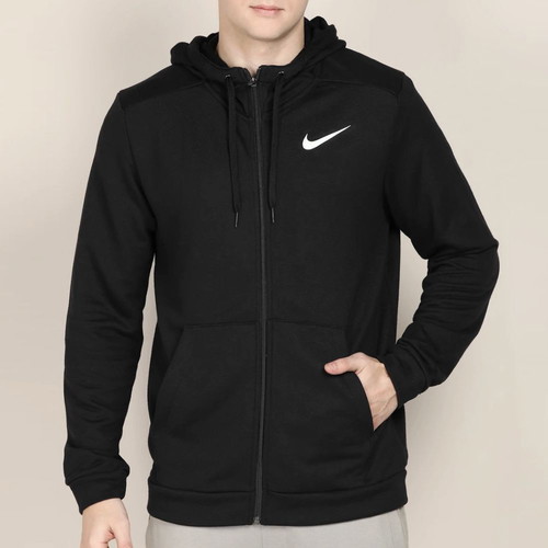 Nike CJ4318 original zip-up hoodie black, like new, size S-XS
