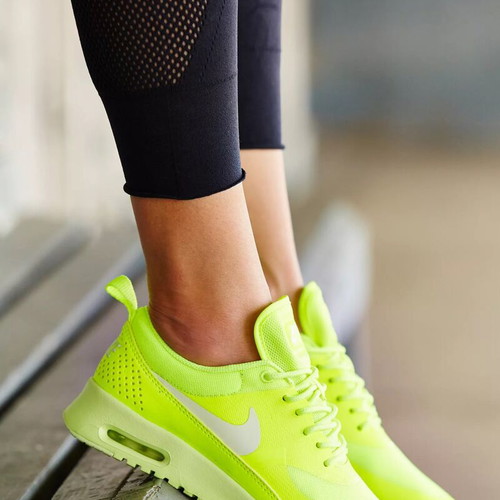 Nike Air Max Thea athletic shoes used, size 38.5, multicolor