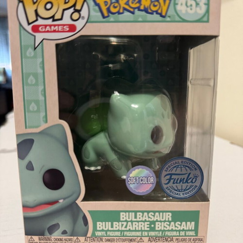 Bulbasaur Funko Pop! 453 Soft Color Pokemon Special Edition new sealed