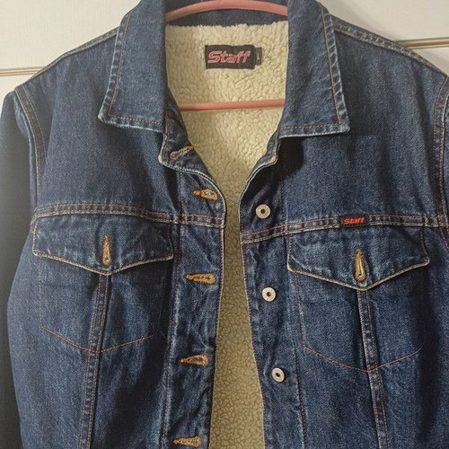 Staff Women's Jacket with Fur Lining Very Warm Like New Size L