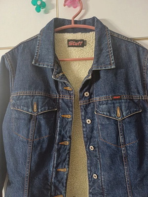 Staff Women's Jacket with Fur Lining Very Warm Like New Size L