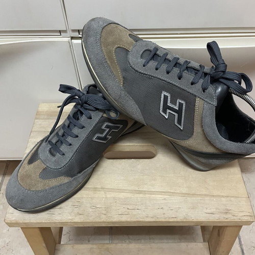 Hogan sneakers men's size 44 like new gray-beige
