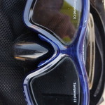 Blue Action Matrix diving mask like new