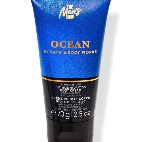 Bath & Body Works Men's Ocean Set 3 Hair Face Body Wash, Hand Gel, Body Cream