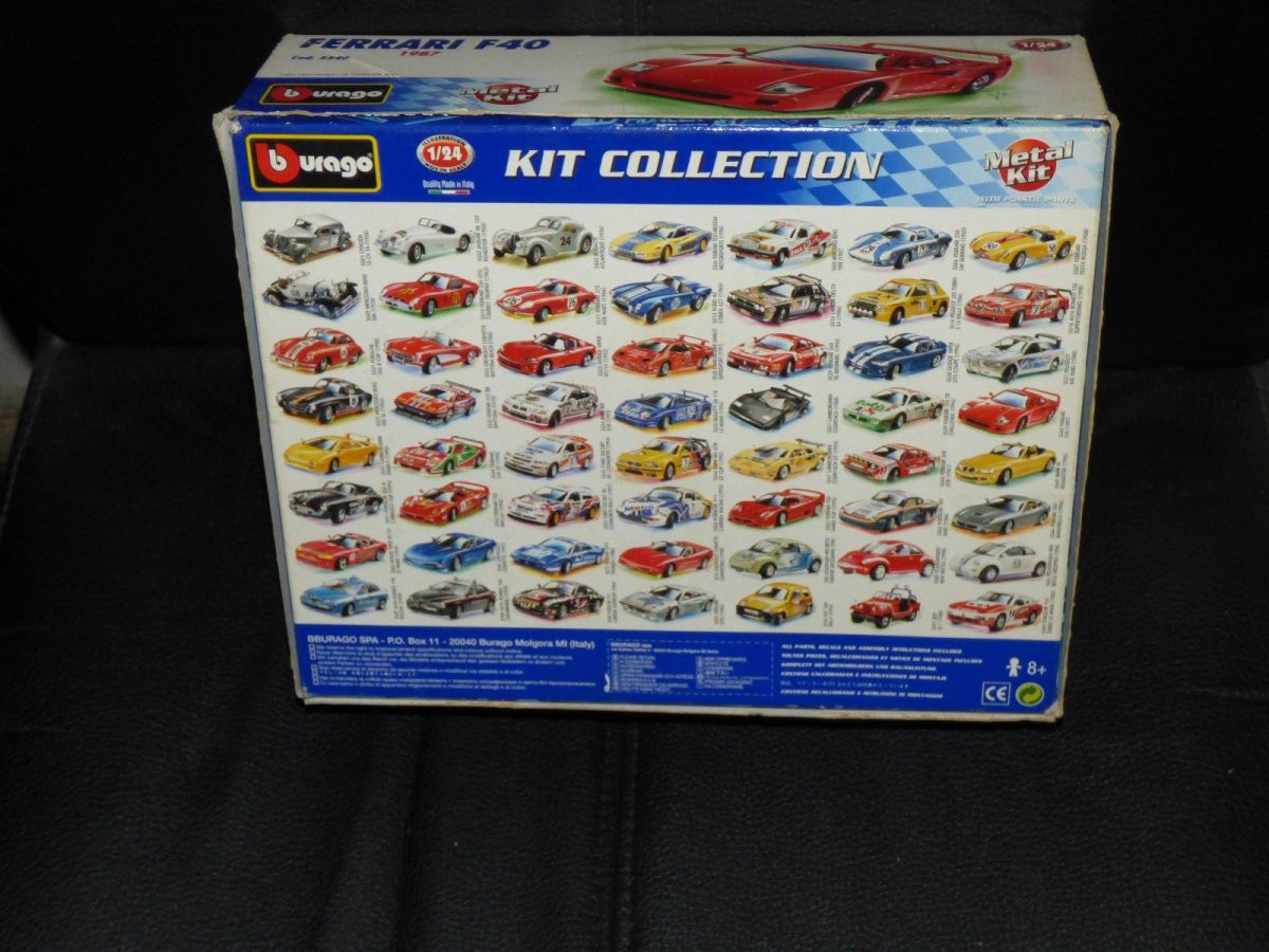 Ferrari F40 1987 Burago metal kit 1/24… - € 35,00 - Vendora.cy