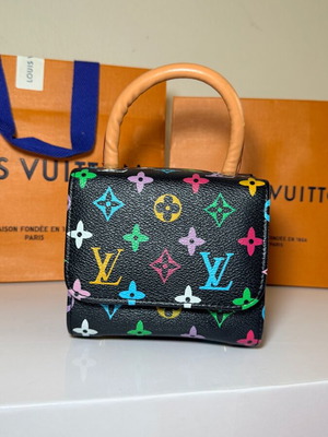 Louis Vuitton Multicolor Handbag used, vintage with reconstruction