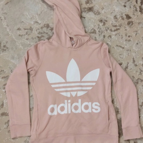 Adidas women's pink hoodie like new, size S