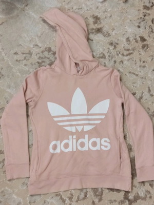 Adidas women's pink hoodie like new, size S