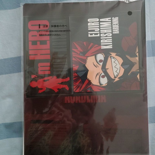 My Hero Academia clear files new, authentic Bandai set
