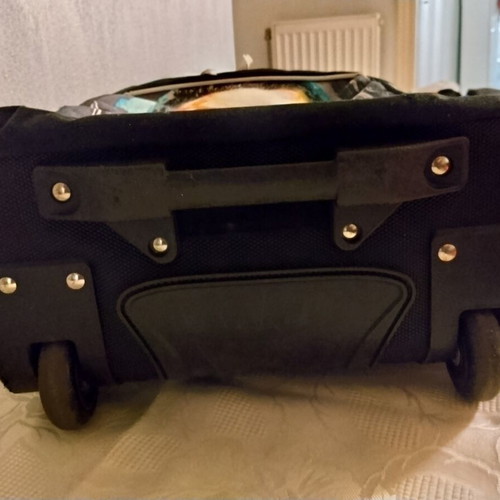 Ronaldo trolley school bag with 3 compartments