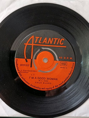 45" Cold Blood - I'm A Good Woman used, Greek recording