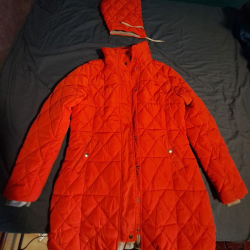 Women's winter jacket like new, orange Toi&Moi