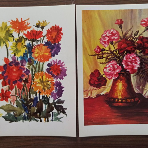 Collectible cards like new, set of 9 from 1970 Μπορείς series