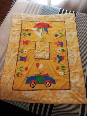 C&A Baby Club reversible baby duvet like new, 105x130cm