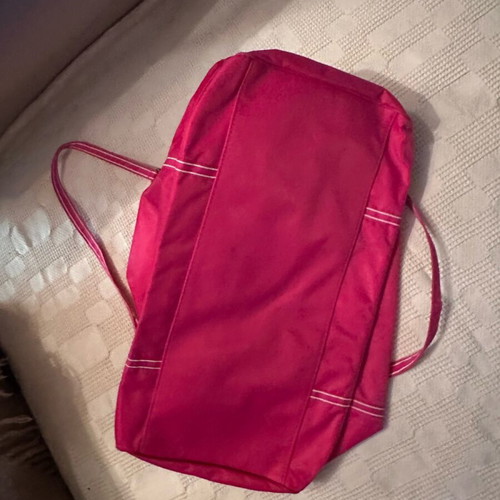 Pink sports bag used