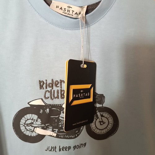 T-shirt and denim cargo shorts set new for 5-year-old boy