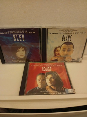Three Colors Trilogy CD used, movie soundtracks
