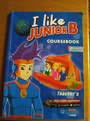 English books like new, Junior B coursebook and teacher's