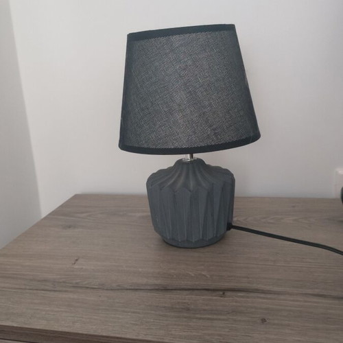 Table lamps grey like new