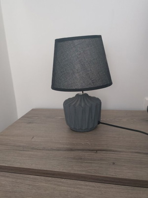 Table lamps grey like new