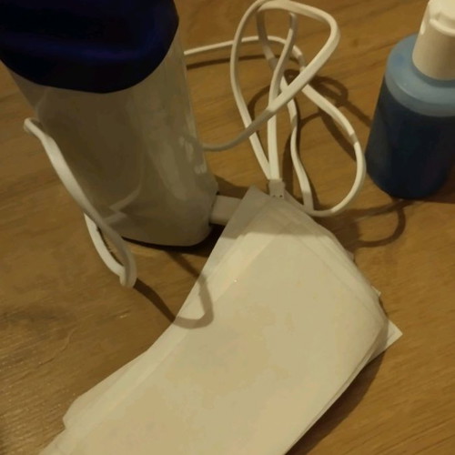 Hair removal device with hot wax used with strips and lotion