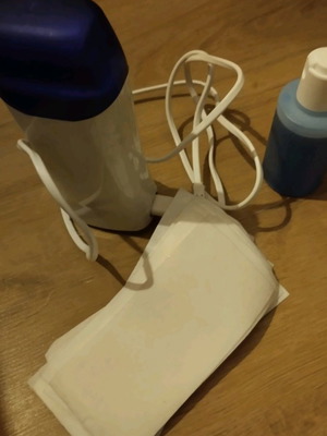 Hair removal device with hot wax used with strips and lotion