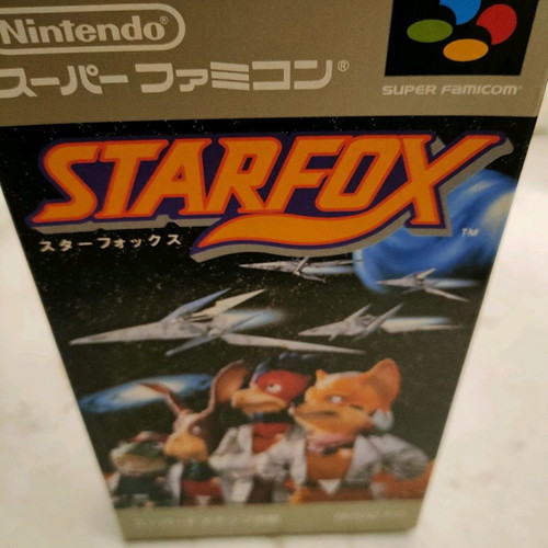 Starfox Super Famicom game used, Japanese edition