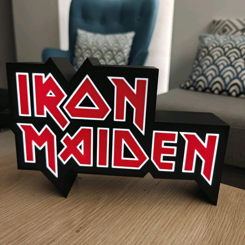 Iron Maiden USB night light like new with switch