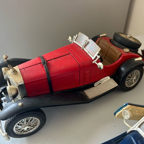 Burago 1/18 Antique Model Cars used, made in Italy