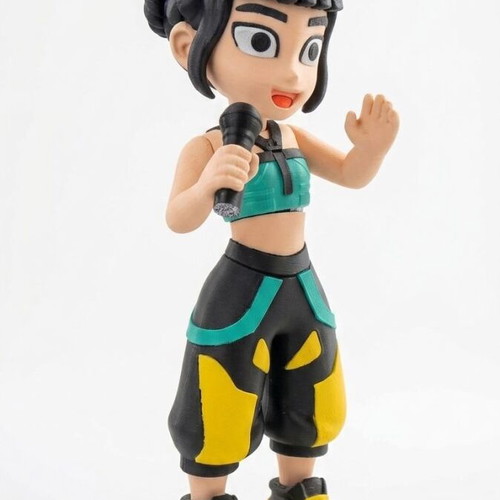 Zoey K-Pop Collectible Figure 15cm Premium 3D Print