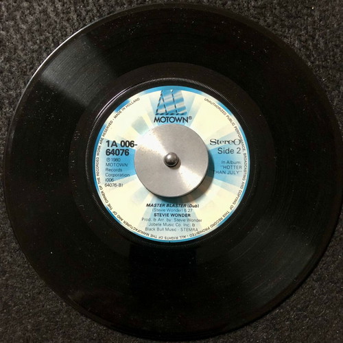 Stevie Wonder Master Blaster (Jammin') vinyl 7", 45 RPM, single used
