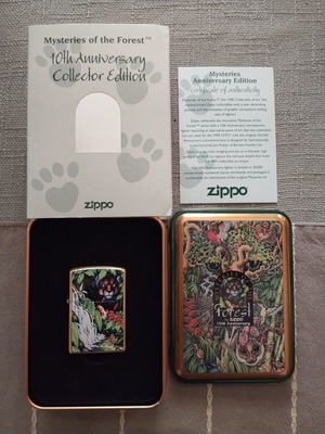 Zippo Mysteries of the Forest 10th Anniversary Limited Edition αναπτήρας σαν καινούργιος