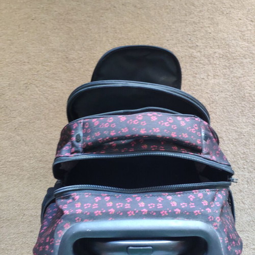 Polo School Bag with Penguins used, wheeled and foldable handle