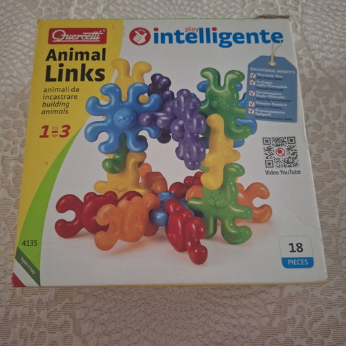 Quercetti Animal Links educational toy like new