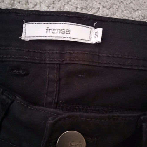 Cropped jeans Fransa like new, size 38, black